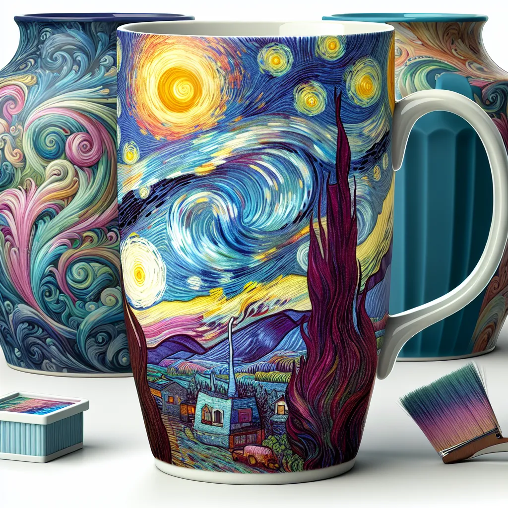 Kubek Van Gogh – porcelana o artystycznym wyrazie