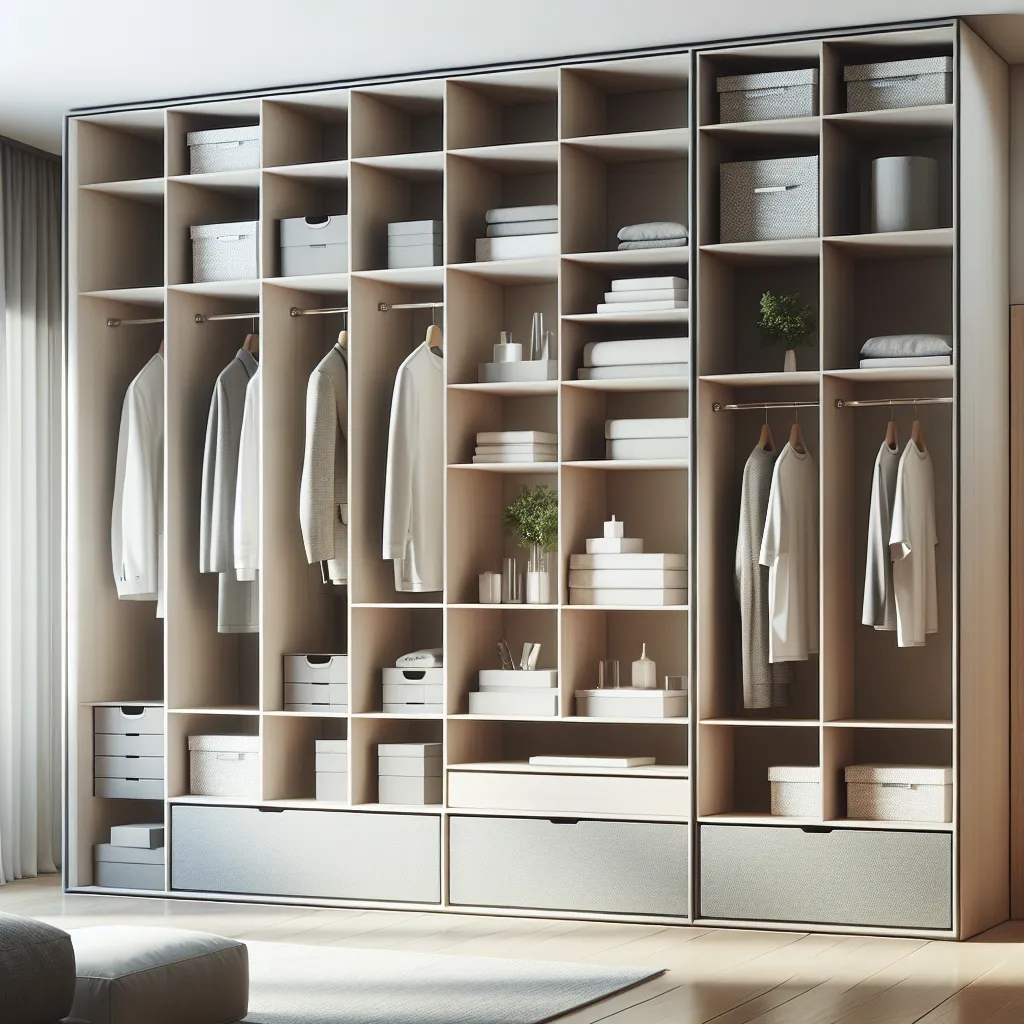 Regały do garderoby – funkcjonalność spotyka nowoczesny design